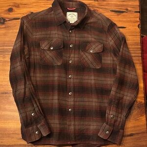Iron and Resin  - brown/black flannel